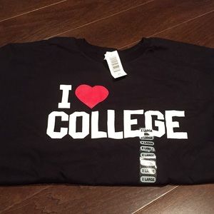 Black Scoop Tee 100% Cotton